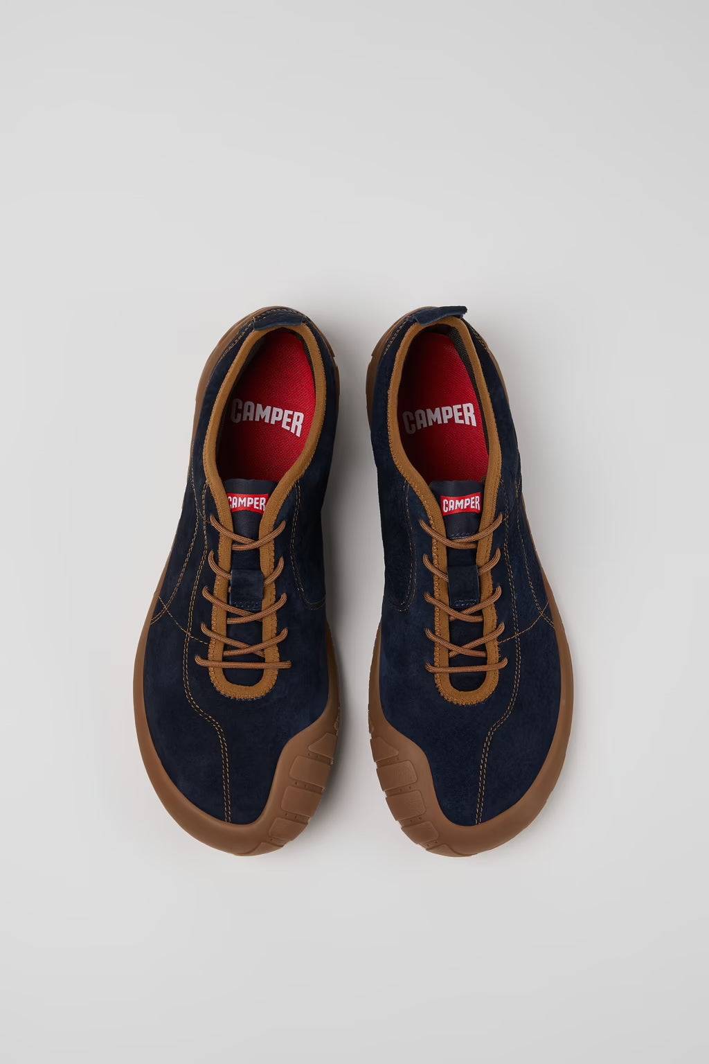 Camper Peu Path Blue Nubuck Mens Sneaker