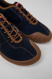 Camper Peu Path Blue Nubuck Mens Sneaker