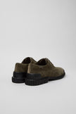 Camper Pix Green Suede Mens Derby Shoe