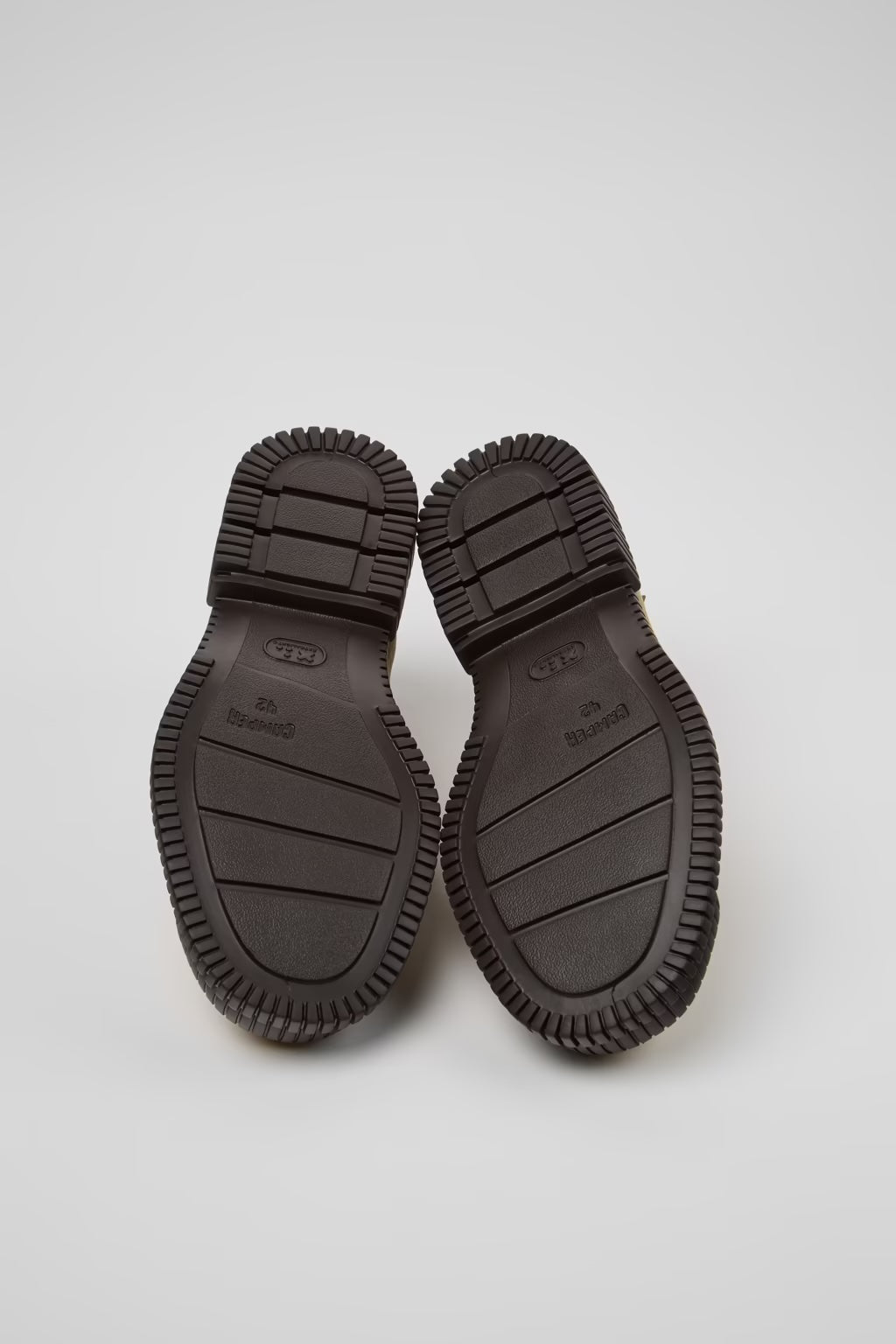 Camper Pix Lace Ups Oat/ Choc Sole