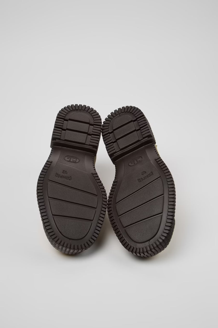 Camper Pix Lace Ups Oat/ Choc Sole