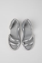 Load image into Gallery viewer, Camper Womens Kobarah Heel Sandals Silver Metallic
