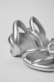 Camper Womens Kobarah Heel Sandals Silver Metallic