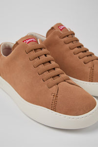 Camper Womens Peu Touring Sneakers Nude Nubuck