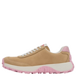 Camper Womens Drift Trail Vibram Sneakers Camel/Pink