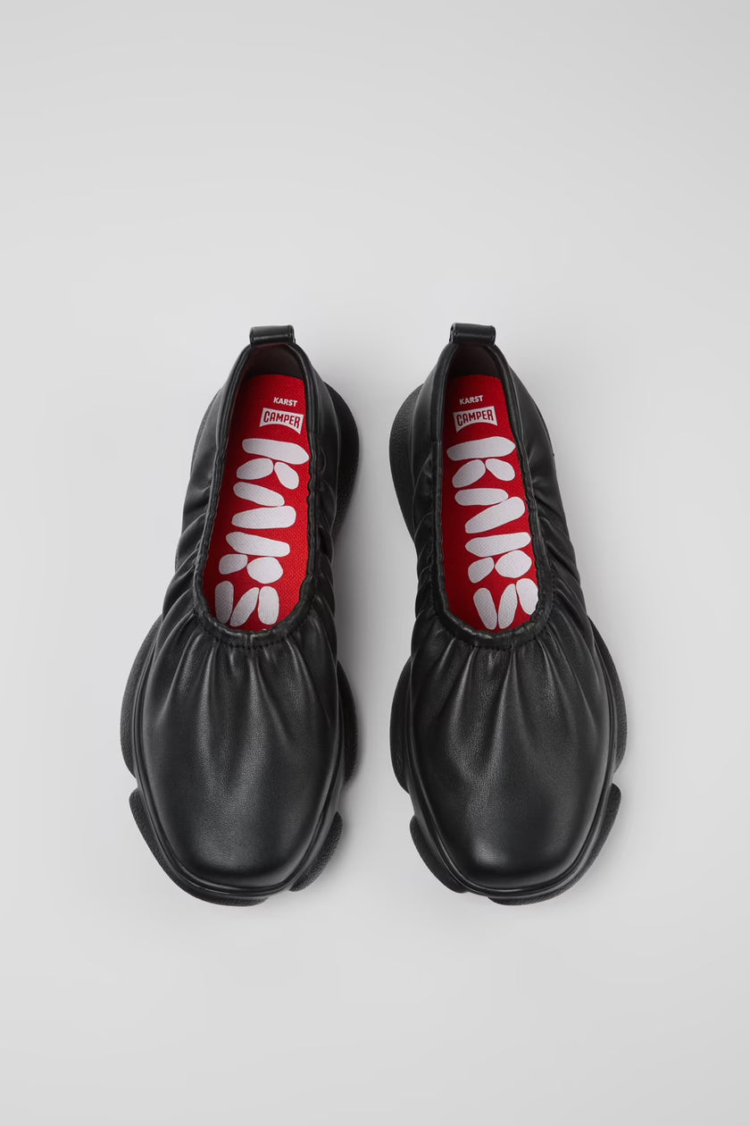 Camper Womens Klarst Ballerinas Black Leather