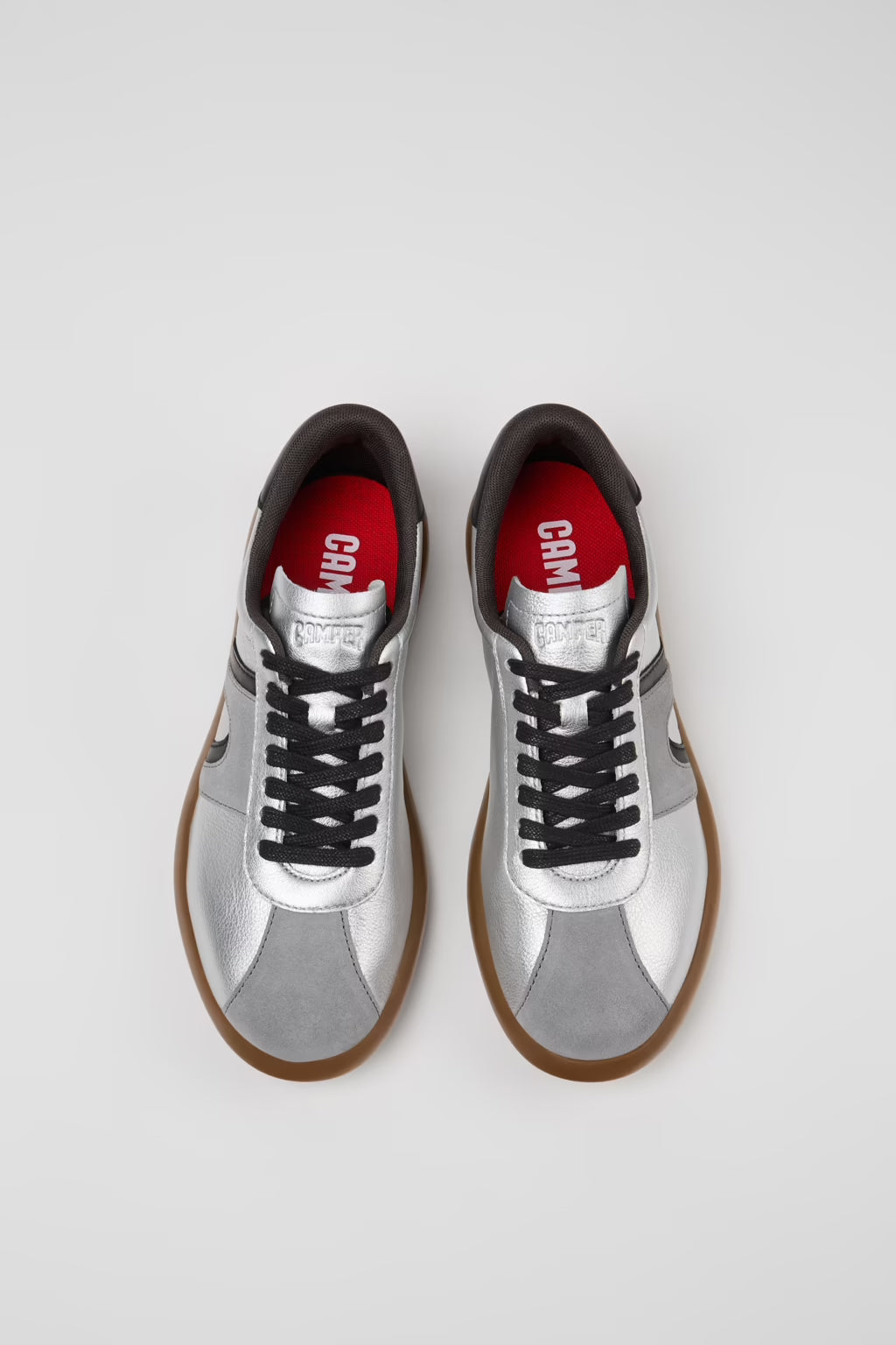 Camper Womens Pelotas Soller Sneakers Silver