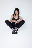 Camper Twins Moccasins Black/ Choc/ Blue/ Yellow