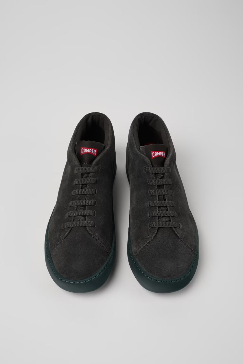 Camper Peu Touring Grey Nubuck Mens Sneaker Boot