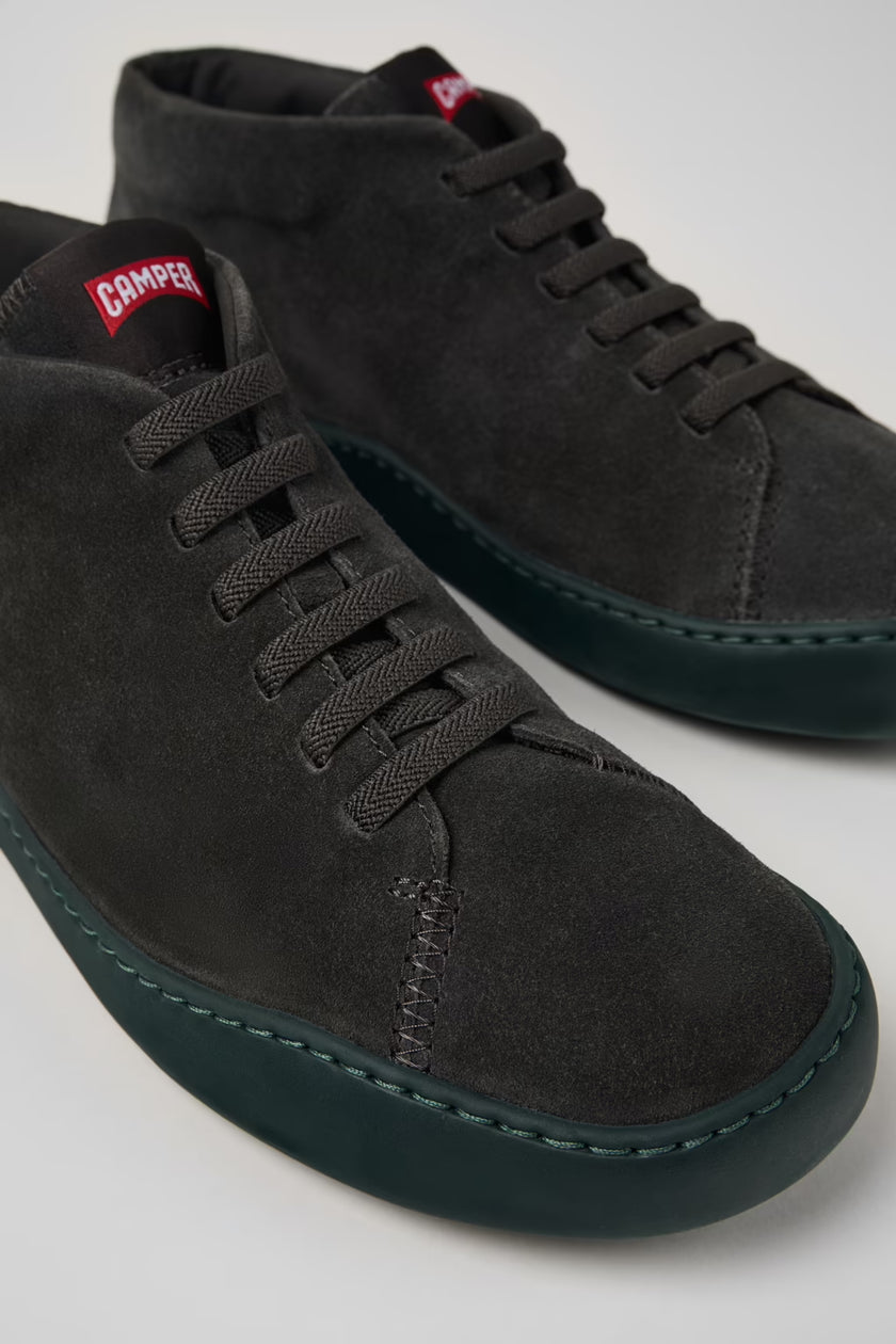 Camper Peu Touring Grey Nubuck Mens Sneaker Boot