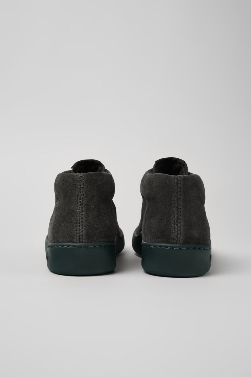 Camper Peu Touring Grey Nubuck Mens Sneaker Boot