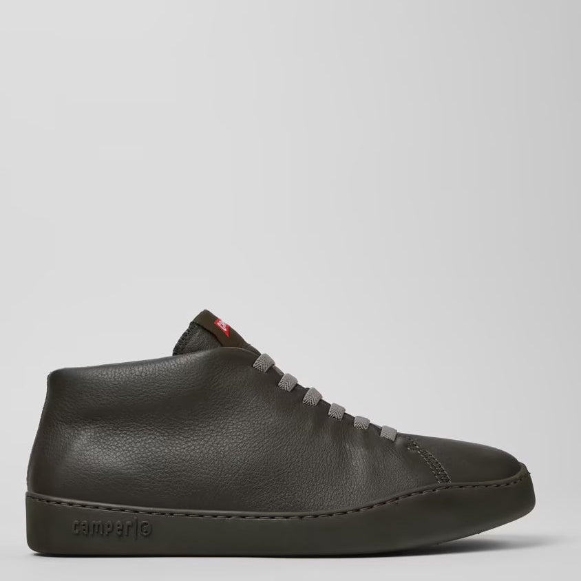 Camper Peu Touring Green Leather Mens Sneaker Boot
