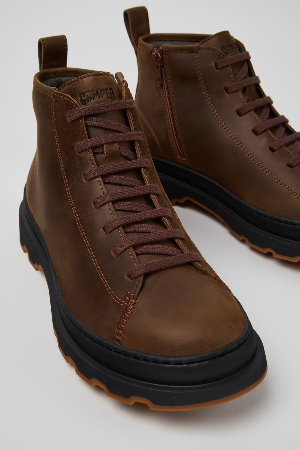 Camper Brutus+ Brown Nubuck Mens Boots