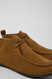 Camper Right Nina Brown Nubuck Womens Ankle Boot