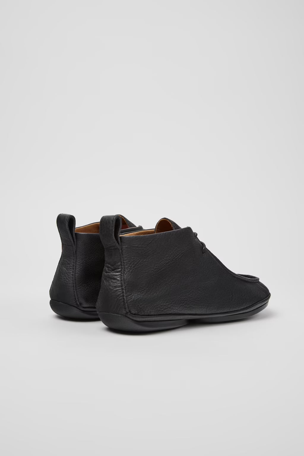 Camper Right Nina Black Leather Womens Ankle Boot