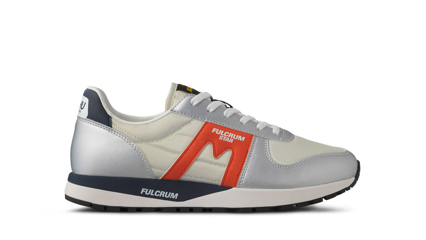 Karhu Fulcrum Star Silver / Spicy Orange Mens Sneaker