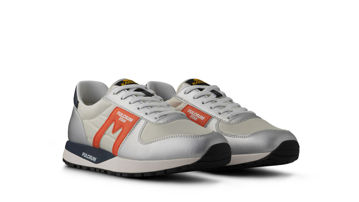 Karhu Fulcrum Star Silver / Spicy Orange Mens Sneaker