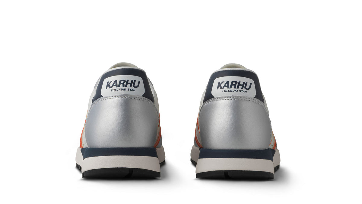 Karhu Fulcrum Star Silver / Spicy Orange Mens Sneaker