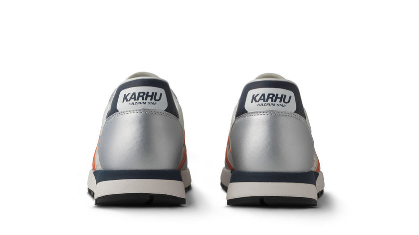 Karhu Fulcrum Star Silver / Spicy Orange Mens Sneaker