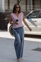 Load image into Gallery viewer, ALEXANDRA Alessia Wide Leg Jeans Mid Blue Denim
