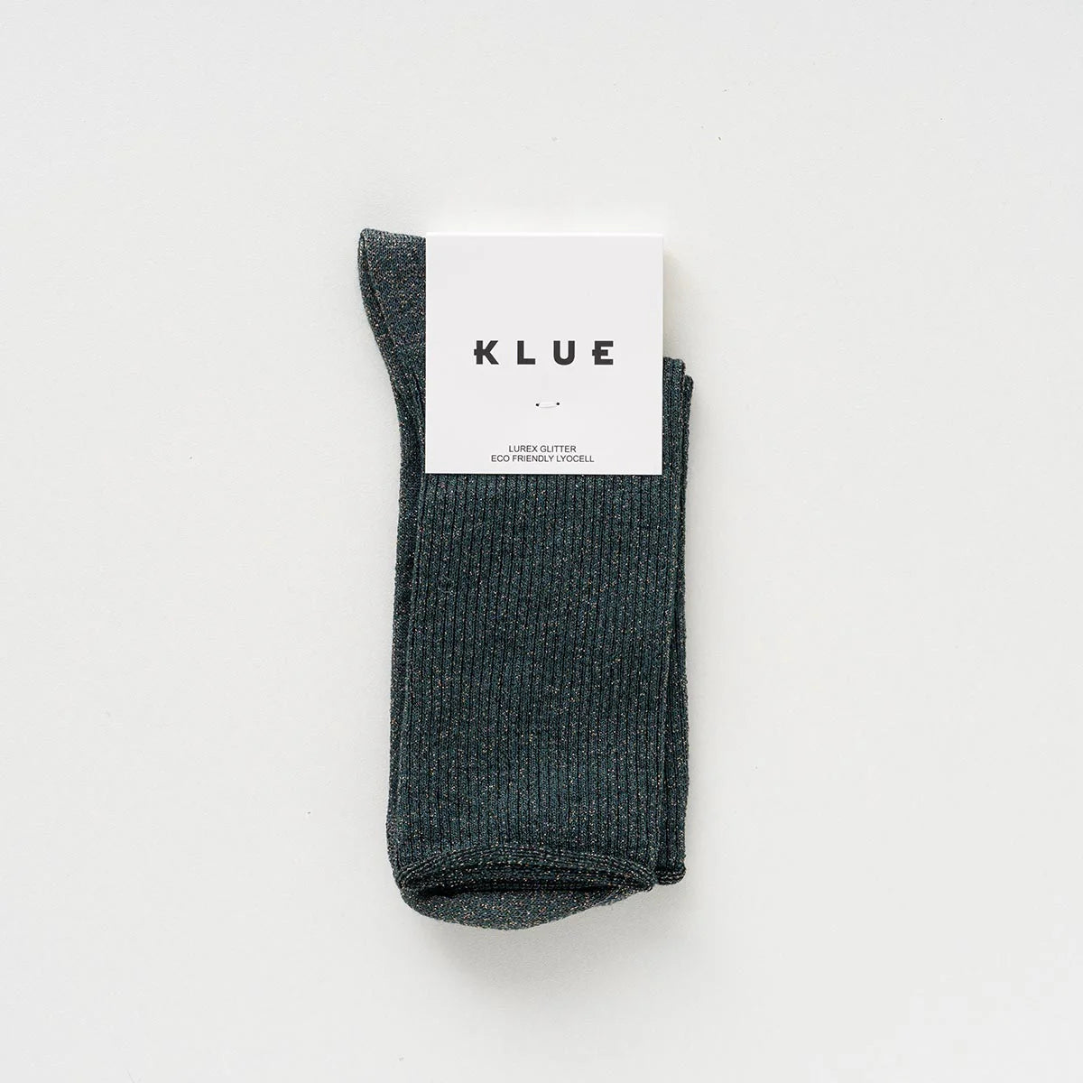 KLUE Glitter Lurex Socks Green