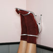KLUE Glitter Lurex Socks Red