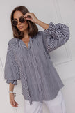 ALEXANDRA Danill Blouse Black Stripe