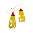 DENZ Keen As Earrings Mustard & Red