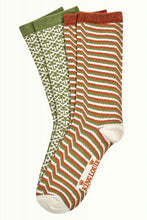 Load image into Gallery viewer, King Louie Socks 2 Pack Loulou Caramel
