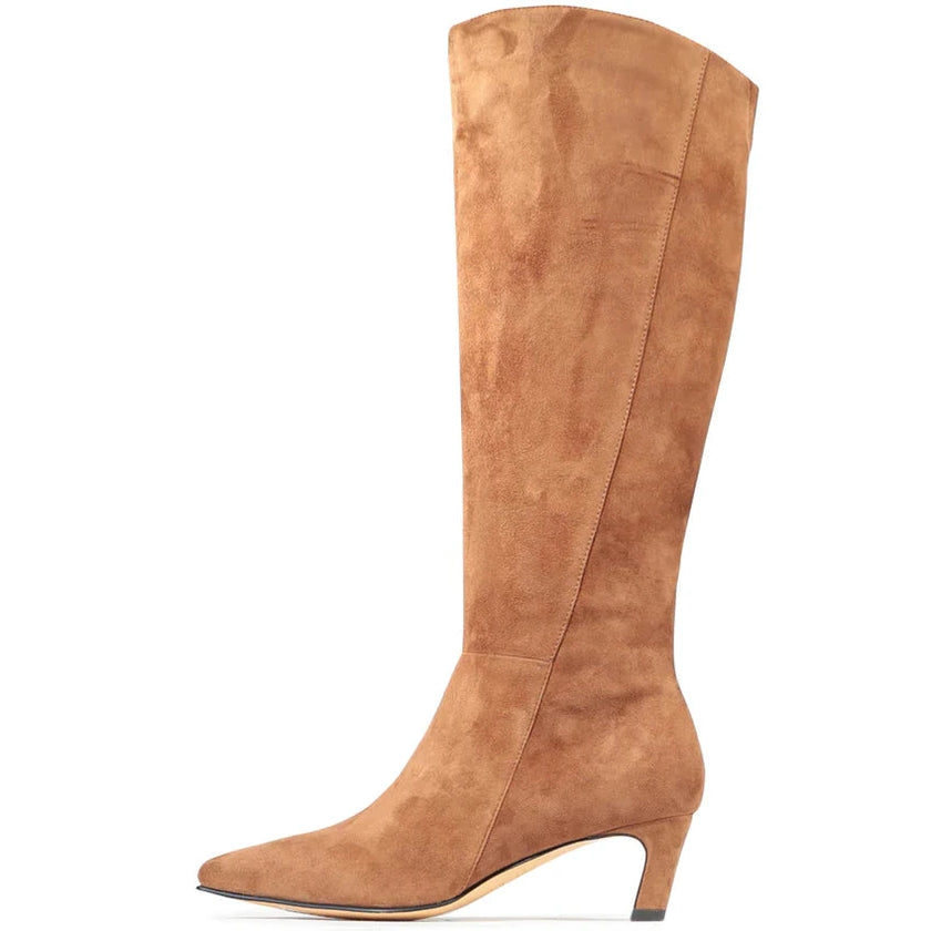 EOS Kitanah Long Boots Pecan Kid Suede