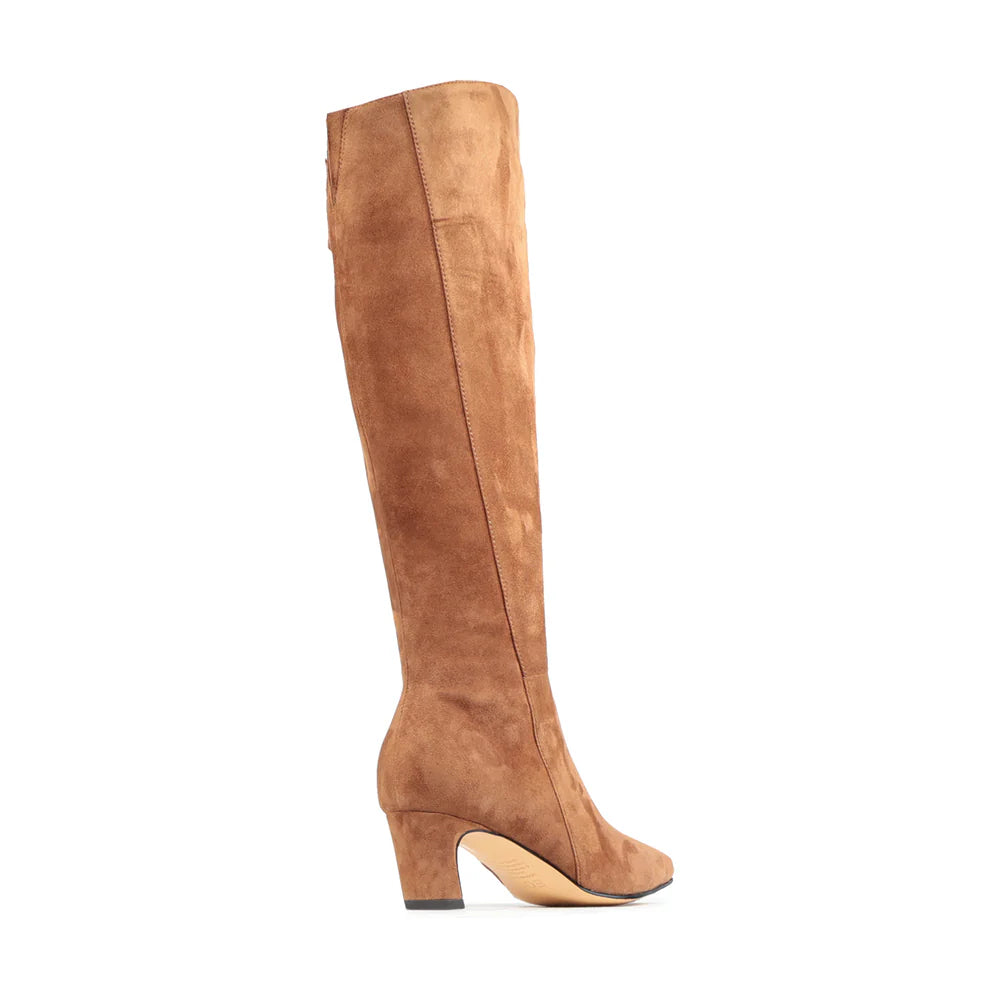 EOS Kitanah Long Boots Pecan Kid Suede