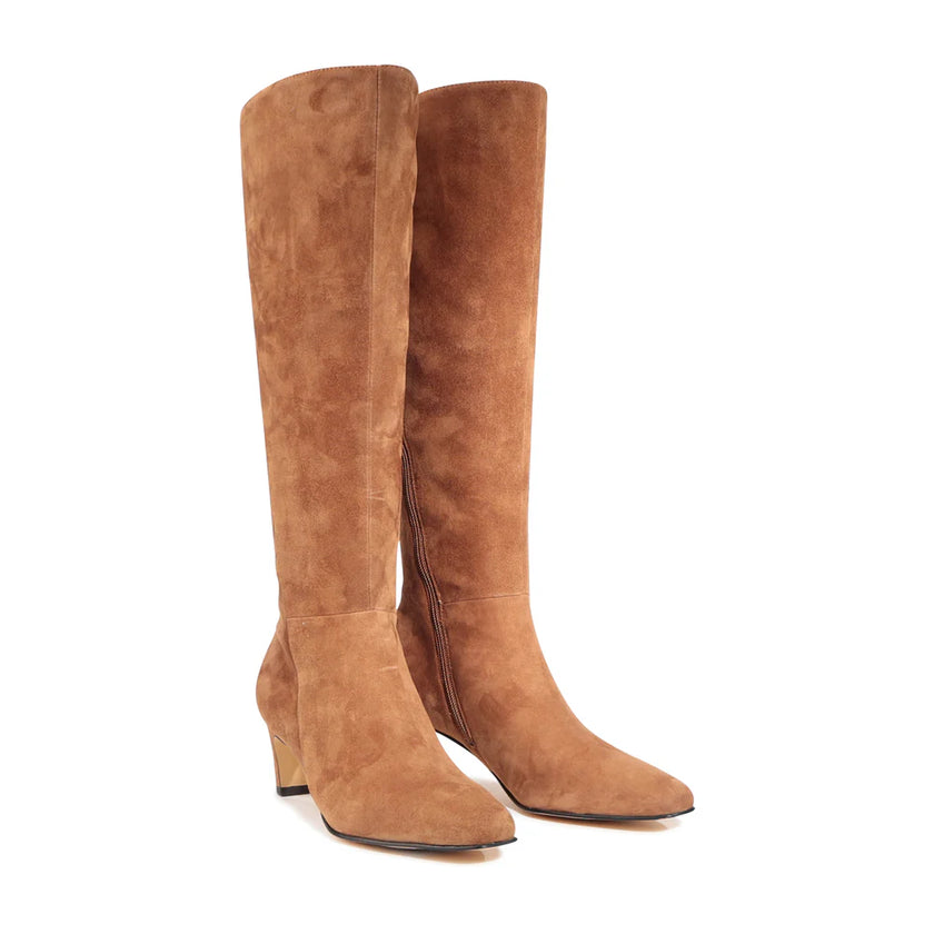 EOS Kitanah Long Boots Pecan Kid Suede