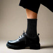 KLUE Glitter Lurex Socks Black