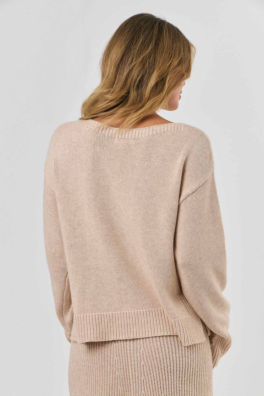 Olive et Julie W008 Knit Jumper Flush Pink