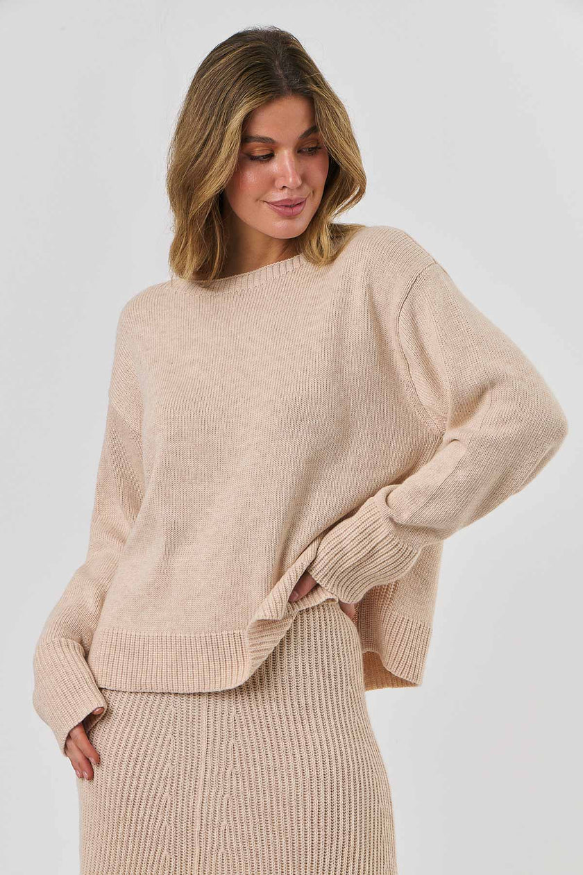 Olive et Julie W008 Knit Jumper Flush Pink