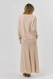Olive et Julie W010 Knit Skirt Flush Pink