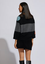 Load image into Gallery viewer, LD &amp; Co Spot-Stripe Jumper Black
