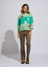 Load image into Gallery viewer, LD &amp; Co Spot-Stripe Jumper Mint
