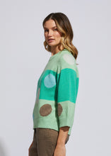 Load image into Gallery viewer, LD &amp; Co Spot-Stripe Jumper Mint
