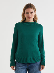 LD & Co Cotton Mock Turtle Moss