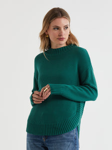 LD & Co Cotton Mock Turtle Moss