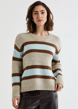 Load image into Gallery viewer, LD &amp; Co Lofty Stripe Jumper Oat
