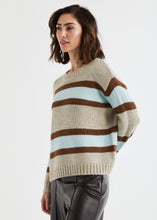 Load image into Gallery viewer, LD &amp; Co Lofty Stripe Jumper Oat
