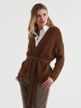 Load image into Gallery viewer, LD &amp; Co Lofty Cardi Coffee
