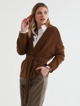 Load image into Gallery viewer, LD &amp; Co Lofty Cardi Coffee
