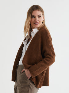 LD & Co Lofty Cardi Coffee