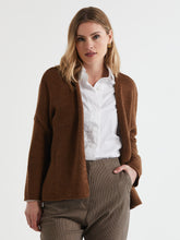 Load image into Gallery viewer, LD &amp; Co Lofty Cardi Coffee
