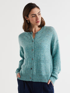 LD & Co Donegal Cardi Aqua