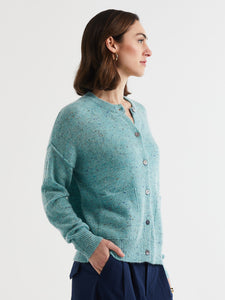 LD & Co Donegal Cardi Aqua