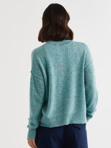 LD & Co Donegal Cardi Aqua